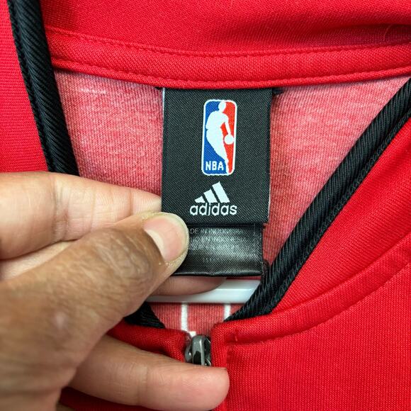Chicago Bulls Jacket Mens XS Adidas x NBA Embroidered Logo Full Zip Basketball - Picture 3 of 12